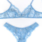 Blue wireless bra