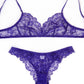 Purple wireless bra