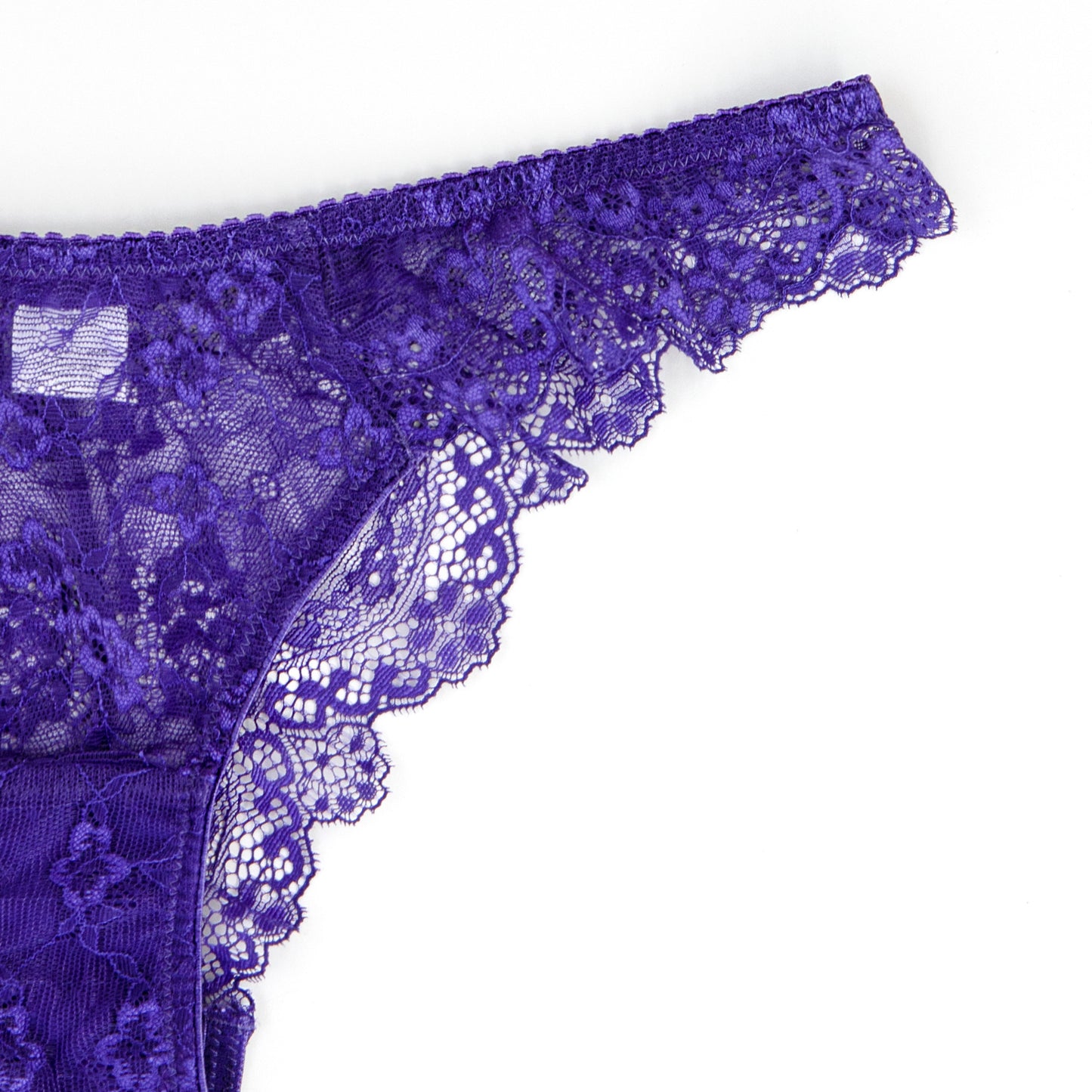 Purple lace panties