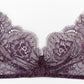 Burgundy wireless bra