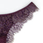 Burgundy lace panties