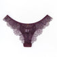Burgundy lace panties