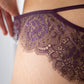 Burgundy lace panties