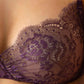 Burgundy wireless bra