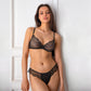 Black lace panties