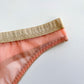 Peach mesh thong