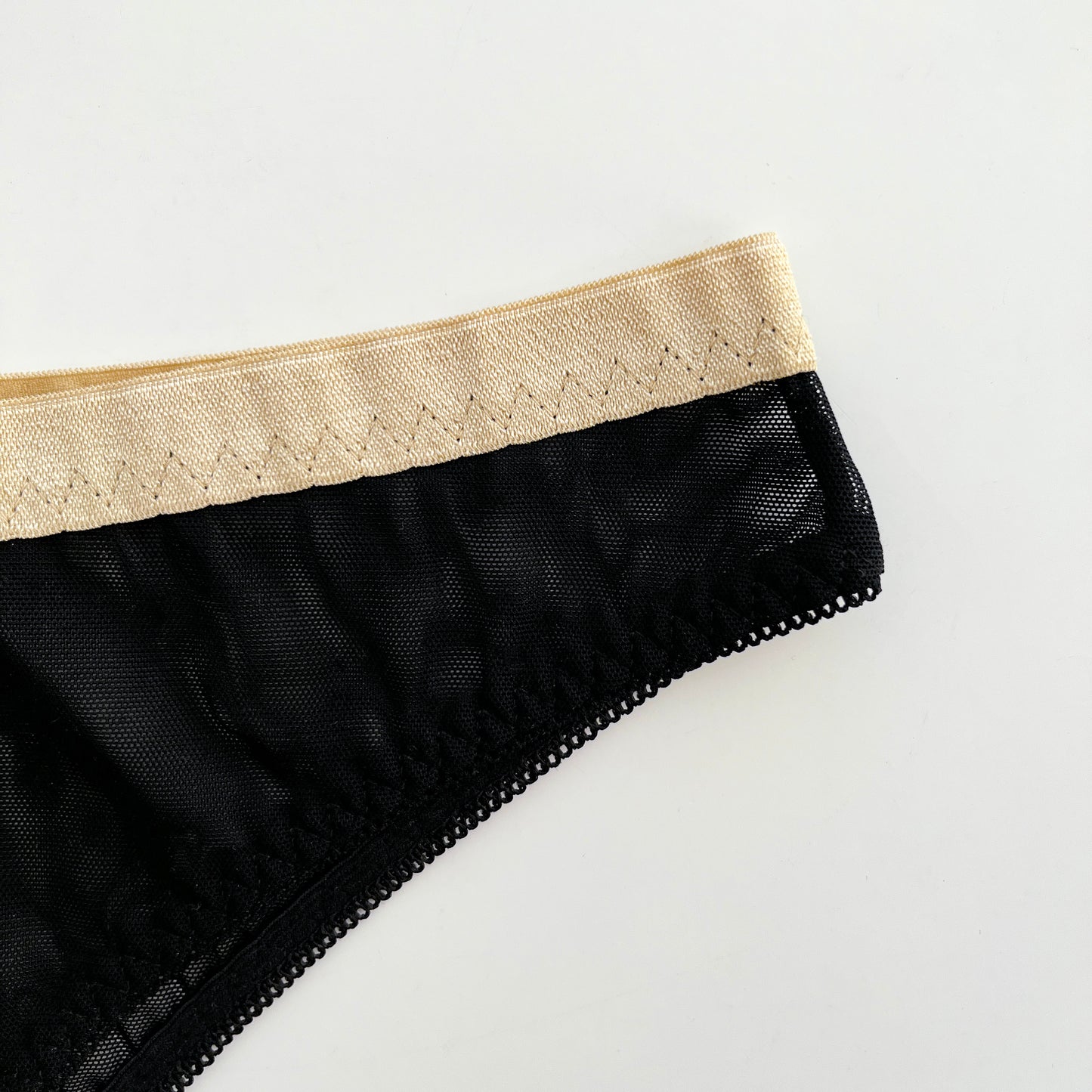 Black mesh panties