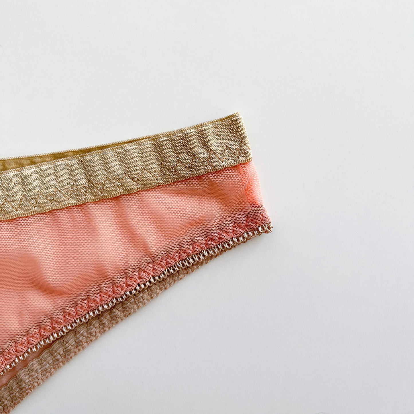 Peach mesh panties