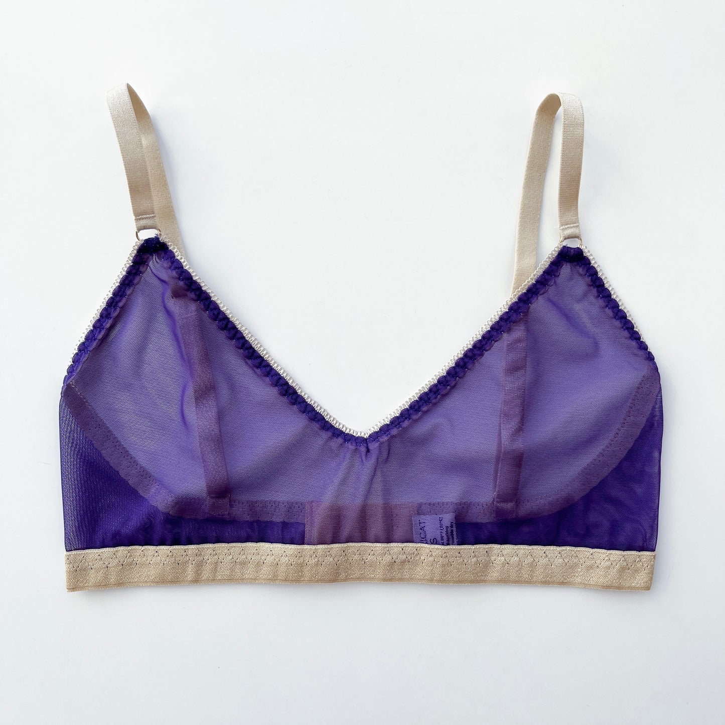 Deep purple mesh bra – Apricat LLC