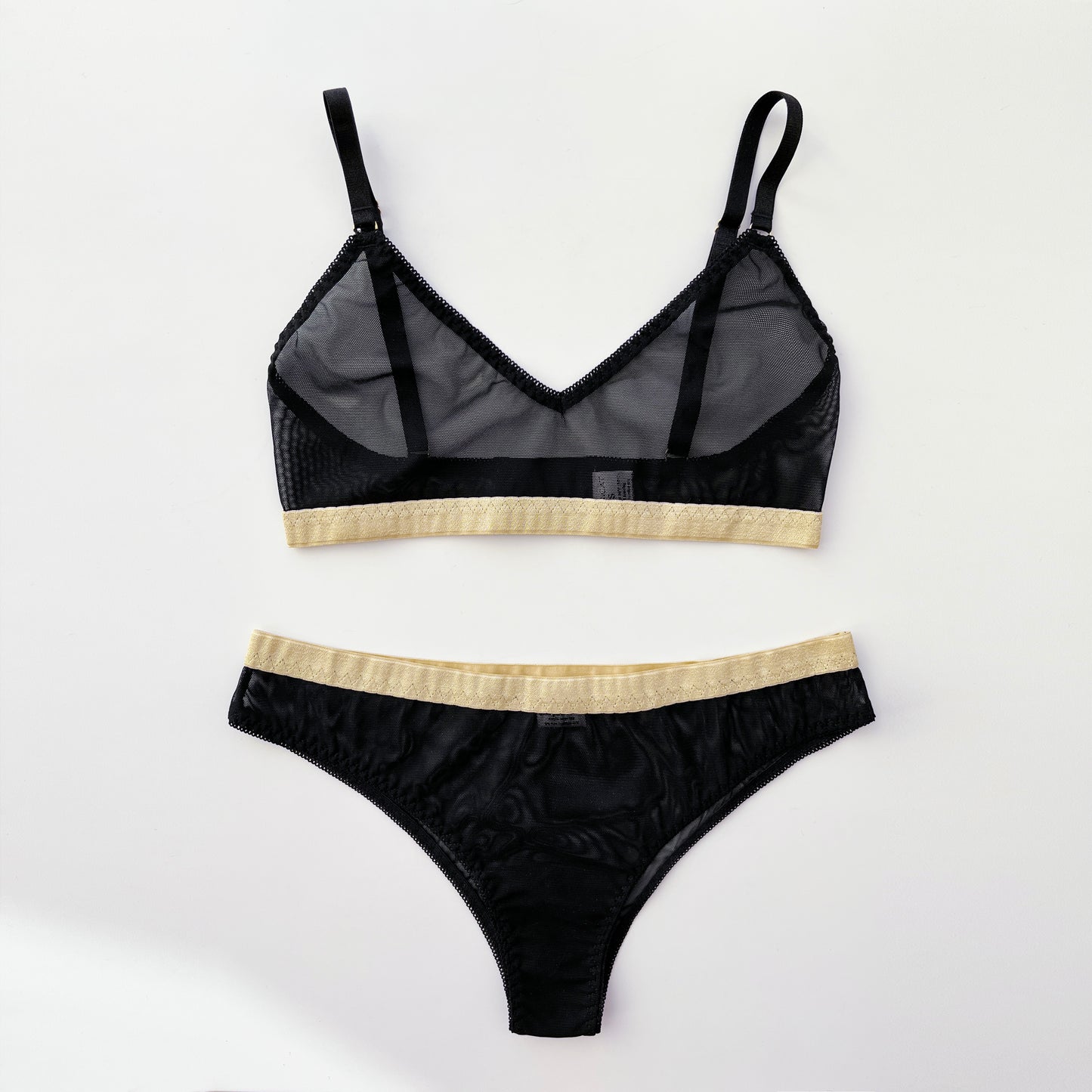 Black mesh panties